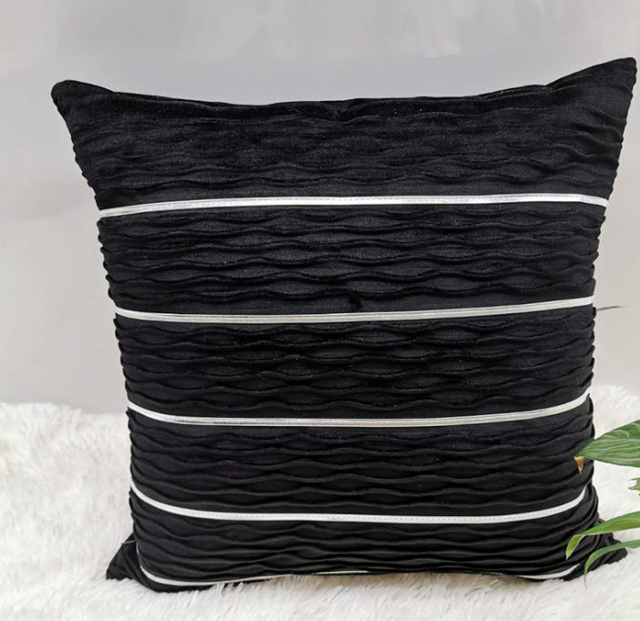 Velvet Stripe Pillow Cover