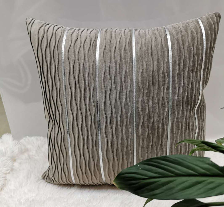 Velvet Stripe Pillow Cover