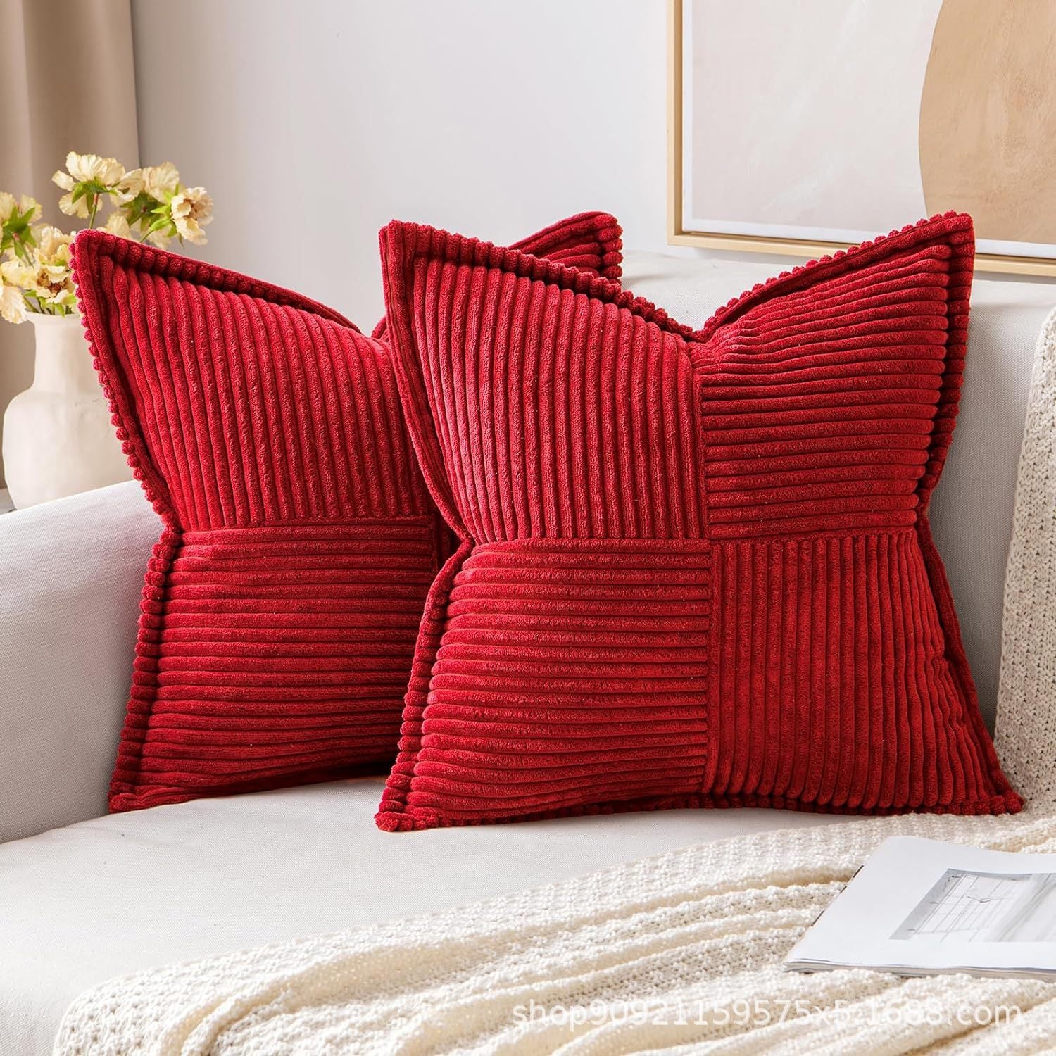 Boho Corduroy Pillow Covers