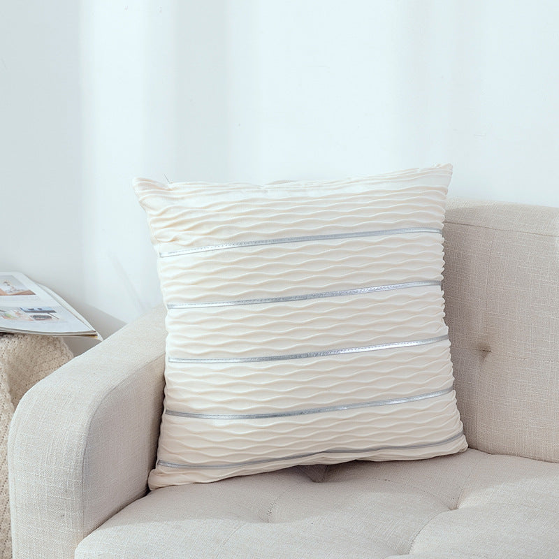 Velvet Stripe Pillow Cover