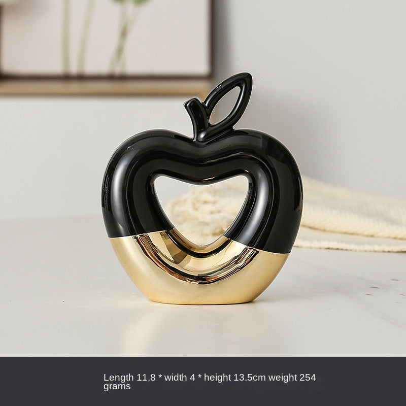Minimalist Gilded Fruit Accent