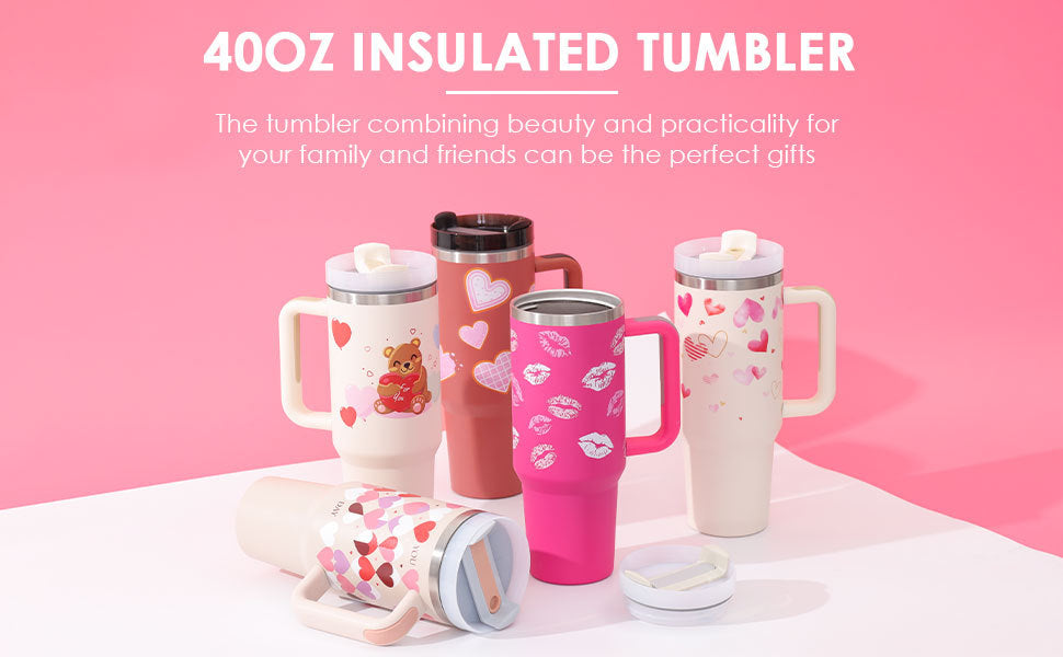 40 Oz Tumbler Stainless Steel Coffee Cup