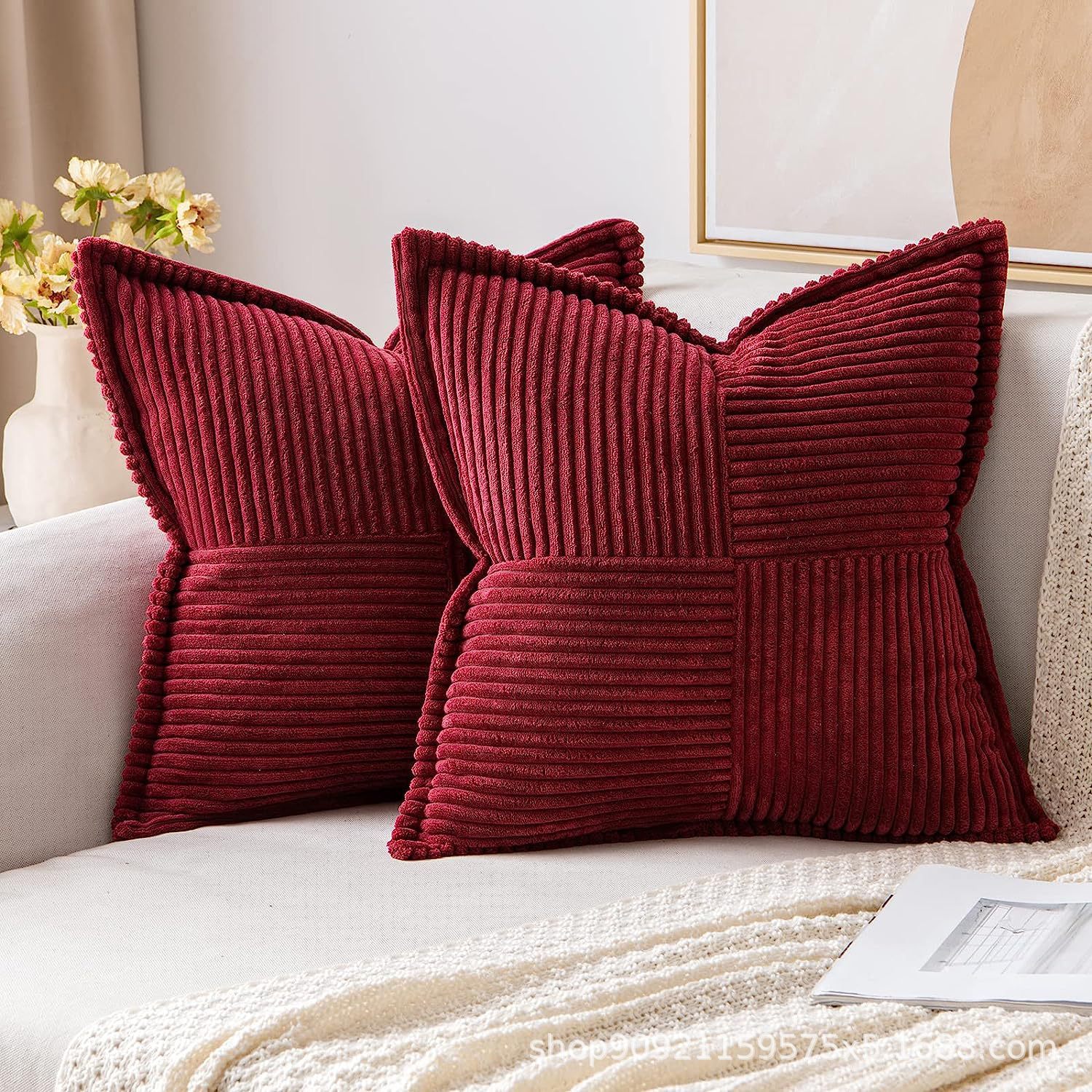 Boho Corduroy Pillow Covers
