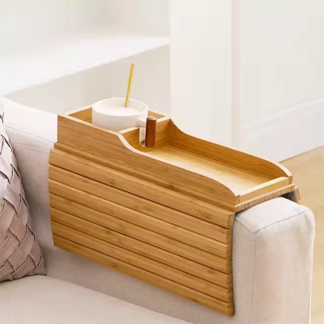 Modern Bamboo Sofa Tray