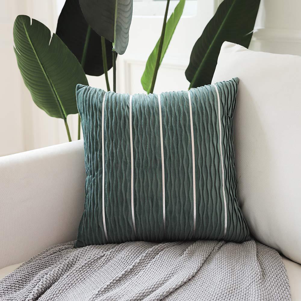 Velvet Stripe Pillow Cover