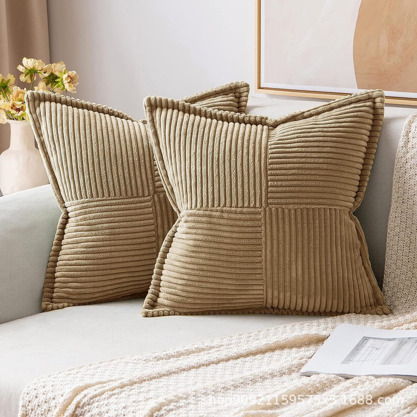 Boho Corduroy Pillow Covers