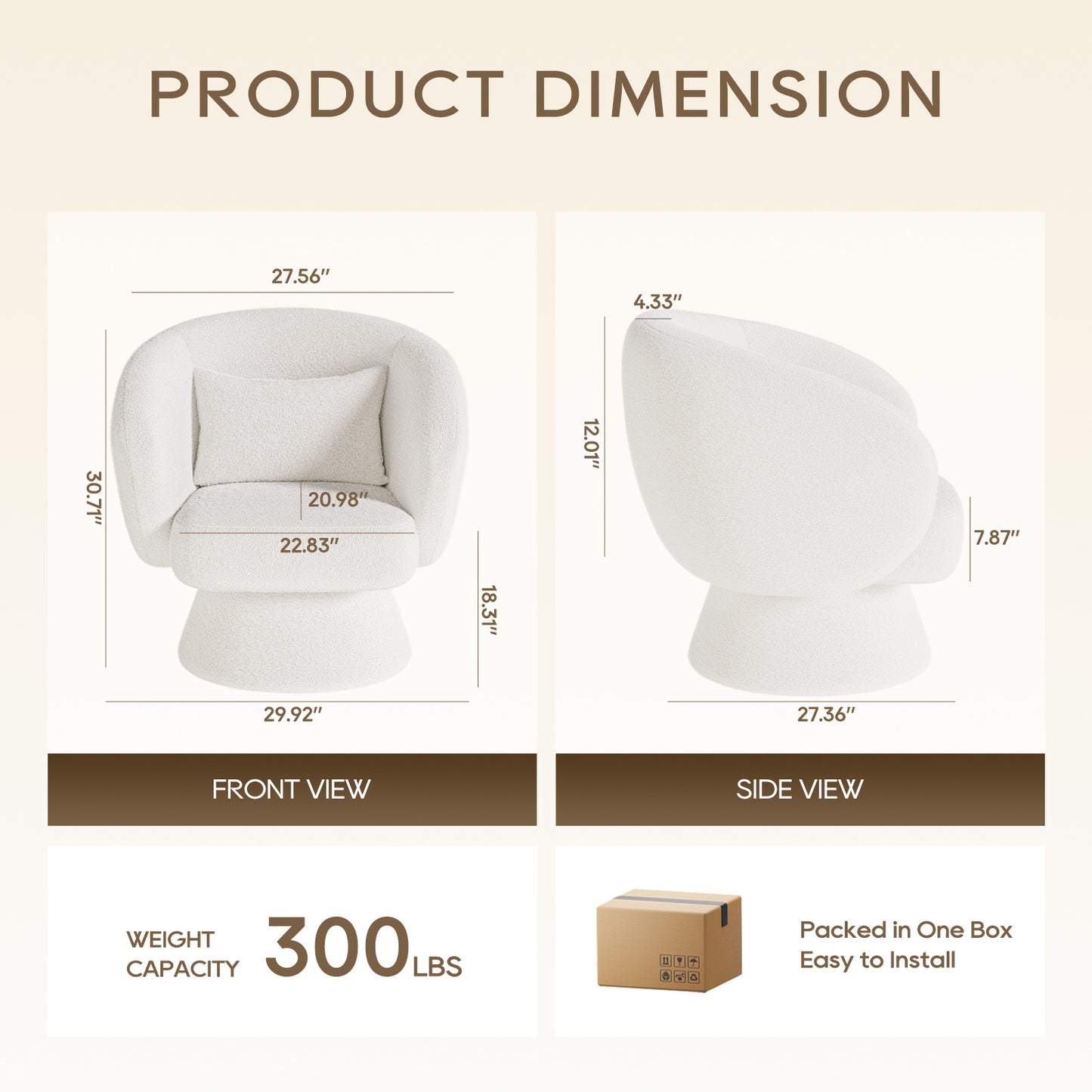 Cushioned Bucket lounge