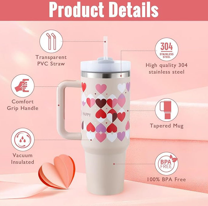 40 Oz Tumbler Stainless Steel Coffee Cup